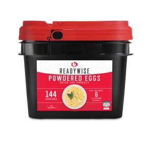 Powdered Eggs (6 pouches In each bucket)- 144 Total Servings