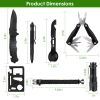 47Pcs Emergency Survival Kit Survival EDC Gear Equipment Tool