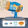 40/132 holes Funny Automatic Bubbles Maker  Rocket Launcher Bubble gun Machine