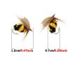 5/10/25pcs Artificial Bumblebee Fly Fishing Lures Baits Trout Bionic Flies For Trout Fishing