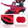 80" 2-Person Inflatable Snow Sled for Kids and Adults